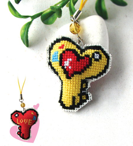 Heart key - S081